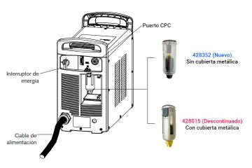 Actualización de recipiente para filtro de aire de Powermax65, 85, 105 y 125